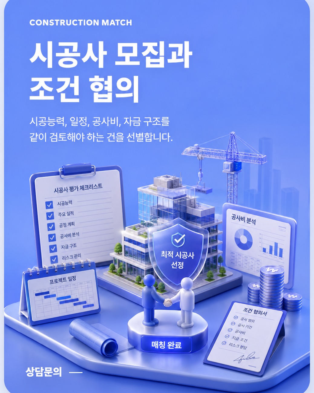 시공사 모집과 조건 협의